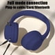 thumbnail image 3 of Auriculares Bluetooth Plegables Azules, Auriculares de Juego con Modo Dual Alámbrico y Inalámbrico de Baja Latencia, 3 of 7