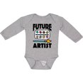thumbnail image 3 of Inktastic Future Artist Future Painter Boys or Girls Long Sleeve Baby Bodysuit, 3 of 5