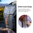 thumbnail image 5 of FOXDOCK Case for Samsung Galaxy S26 Ultra, Wallet Function, Ring Design, Adjustable Stand and Wrist Strap - Grey, 5 of 5
