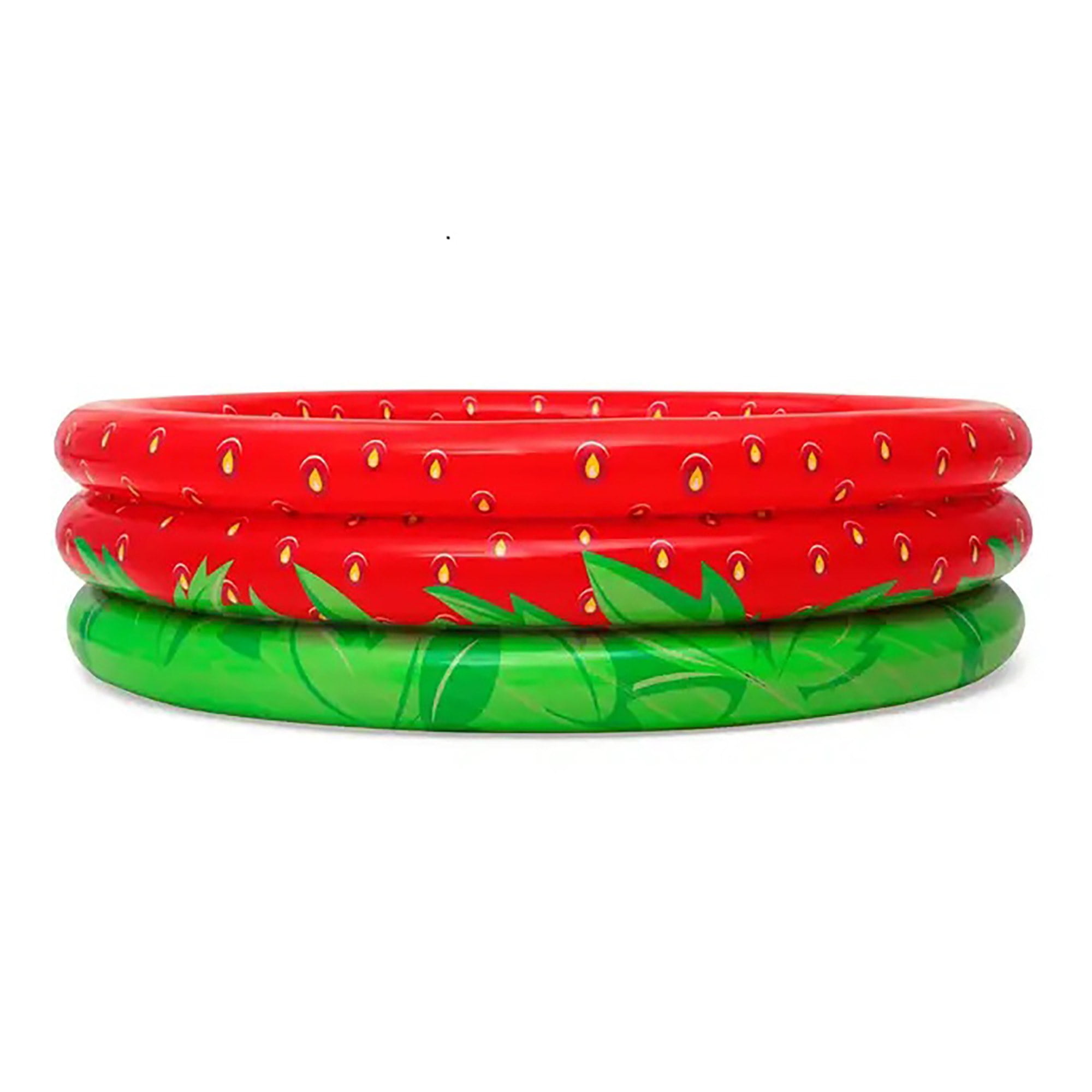 Bestway: H2OGO!Sweet Strawberry Pool - 66" x H15" - Inflatable 3-Ring Play Pool, Kids,103 Gallon, Ages 2+