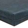thumbnail image 4 of Outdoor Decor Urban Chic Solid Textured Print Bench Seat Cushion 48 x 18 in Navy, 4 of 4