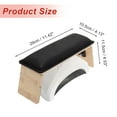 thumbnail image 3 of Unique Bargains Arm Rest for Nails Tech Comfortable Supportive Design Nail Arm Rest Cushion Nail Arm Rest Non-Slip Manicure Hand Rest Stand Black 1 Set, 3 of 7