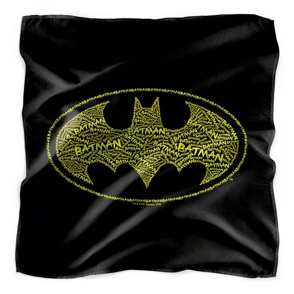 Batman Type Logo Bandana (21 in x 21 in)