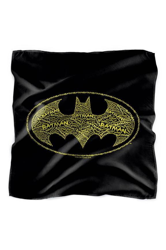 Batman Type Logo Bandana (21 in x 21 in)