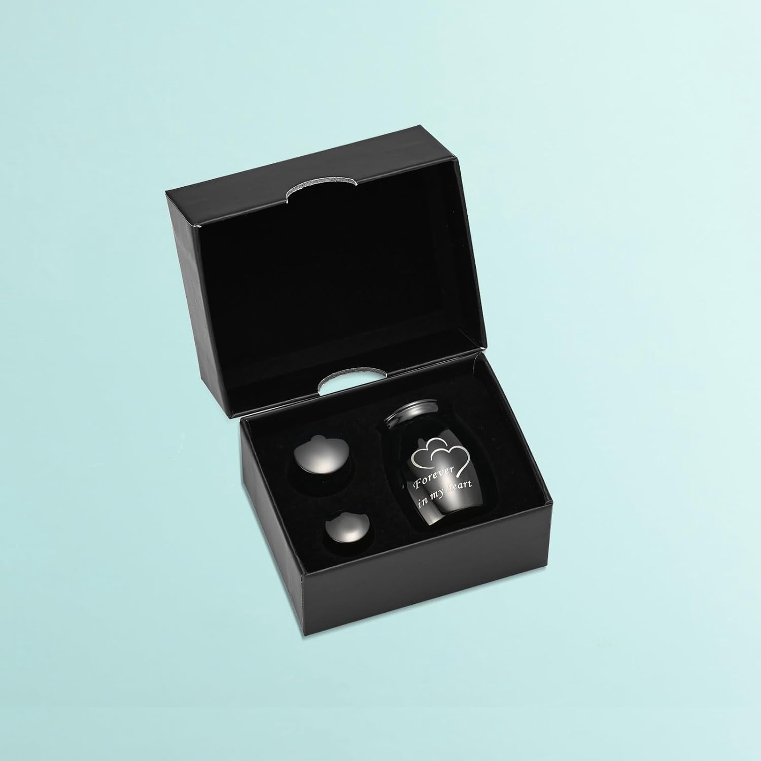 3 Pack Small Urn Set Small Urns Cremation Keepsakes for Ashes- Super Mini Cremation Urns for Human / Pet Stainless Steel Funeral Urn Cremation Urn