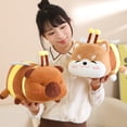 thumbnail image 4 of Cosplay Bee Capybara Plush Toy Stuffed Honey Jar Shiba Inu Dog Plusie Unique Toys for Kids Birthday Gift, 4 of 5