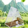 thumbnail image 4 of Acrylic Transparent Bird Feeder Bird Feeder Bird Cage (Circular), 4 of 5