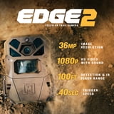 Edge 2 Moultrie Edge 2 Cellular Trail Camera (2PK) - 36MP photo, 1080p Video ...