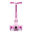 thumbnail image 5 of Electric Scooter Scooter for Kids, 3 Wheel Scooter for 3-6 Years Old Boys Girls, 6V Kid Scooter with Music, One Click Start, Steam Sprayer, 3 Colorful Front/Deck Light, Pink, 5 of 8