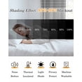 thumbnail image 5 of Pink Striped Blackout Curtains 84 Inches Long for Bedroom, Multicolor Grey White Horizontal Stripes Thermal Insulated Room Darkening Black Out Window Curtain Panels Grommet Drapes for Living Room, 5 of 8