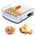 thumbnail image 1 of Mistaha Automatic Egg Incubator with Transparent Cover and Wooden Handle - Visual Water Level Window, Touch Control Panel, Dual Turbo Fans, Humidifier - Ideal for Hatching Chicken, Goose, Bird, Quail, 1 of 6