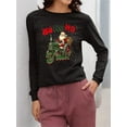 thumbnail image 2 of Ho Ho Ho Y'all - Santa Tractor Xmas Women's Long Sleeve, 2 of 4