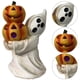 thumbnail image 5 of Adorno Fantasma Brillante Calabaza Artesanía Resina para Halloween Tema Festival Iluminado Creativa Jardín Y Patio, 5 of 6