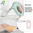 thumbnail image 4 of Batidor de crema de huevo eléctrico, batidor de crema de cocina automático ajustable de mano, batidora de mantequilla, agitador, herramientas Herramientas y accesorios para hornear rosado 1 varilla Yuarrent HA007445-01B, 4 of 6