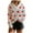 #0173-Multicolor, variant on Uootdi Christmas Sweaters for Women Faux Fur Trim V Neck Long Gift Sleeve Sweatshirts Xmas Graphic Holiday Pullover Lightwork Co zy Pullover