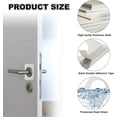 thumbnail image 3 of SHIQI-12 Pcs Stainless Steel Door Reinforcement Plate, 5.1" × 3.5" Square Door Lock Repair Plate, Silver Door Lock Fixing Plate for Decorating and Repairing The Door, 3 of 4