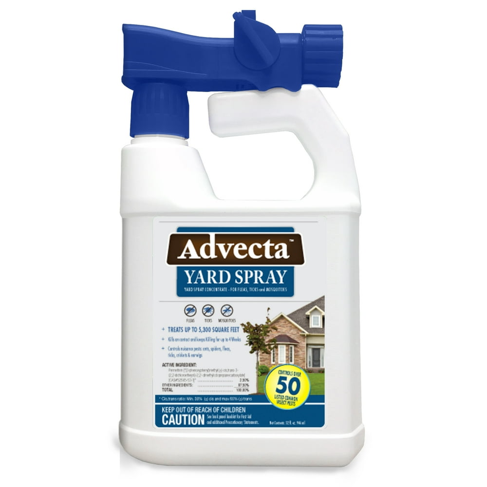 Advecta Flea, Tick, & Mosquito Yard Treatment Spray for Fleas, 32 Oz