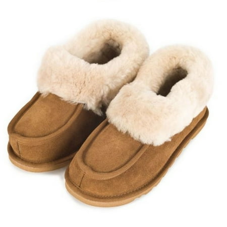 Eastern Counties Leather Womens Sheepskin Lined Slipper Boots | Walmart ...