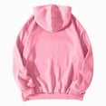 thumbnail image 4 of Godom Womens Fleece Hoodies Soft Midweight Casual Hooded Sweatshirts Y2K Fall Winter Pullover Tops with Pocket, 4 of 5