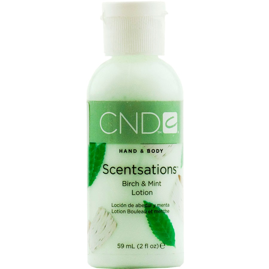 CND Hand & Body Scentsations Birch Mint Lotion Size 2 oz