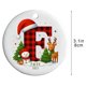 thumbnail image 3 of Adornos navideños con letras del alfabeto | 26 colgantes decorativos | Decoración navideña personalizada para hacer tú mismo, 3 of 6