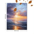 thumbnail image 3 of UXIEQU Sunset Seascape Canvas Wall Art 15.75x11.81 Inches, 3 of 8