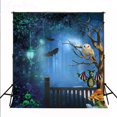 thumbnail image 3 of BSDHOME Polyester Halloween Photo Booth Cartoon Magic Forest Backdrop Animals Props for Fotografia Professional Photography Background Studio 5x7ft, 3 of 4
