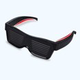 thumbnail image 6 of Pretty Comy DIY Magic Bluetooth Led Party Glasses Shield Luminous Glasses USB Charge Multi-lingual Quick Flash Led Bluetooth Light Glasses, 6 of 6