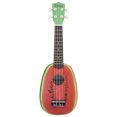 thumbnail image 2 of 21 Inch 12 Fret 4 String Basswood Ukulele Electric Acoustic Guitar Watermelon Style Ukelele for Musical Instrument Lover, 2 of 7