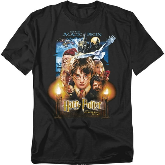 Harry Potter T-Shirt Sorcerer'S Stone Poster Unisex Graphic Tee for Men & Women