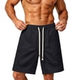 thumbnail image 5 of Hurxie Mens Athletic Shorts Running Shorts Quick Dry Workout Shorts 7"/ 9" Lightweight Gym Basketball Shorts Zipper Pockets Black,S, 5 of 5