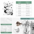 thumbnail image 6 of Chinese Painting Balloon Curtains 63 Inch Length for Living Room/Bedroom, Traditional Culture Cool Bird Tree Branch Rod Pocket Privacy Door Curtains Decorative Tie Up Shade for Window 52"x63", 6 of 8