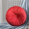 thumbnail image 3 of Circular Velvet Home Folded Circular Suitable for Sofa and Bed, 3 of 4