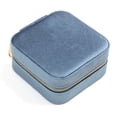 thumbnail image 1 of Boîte de Rangement pour Bijoux portable Miroir Carré Multi-Compartiments, 1 of 5