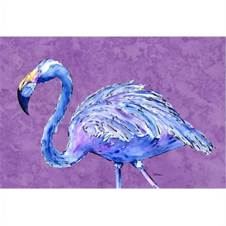 

Carolines Treasures 8874PLMT Flamingo On Purple Fabric Placemat