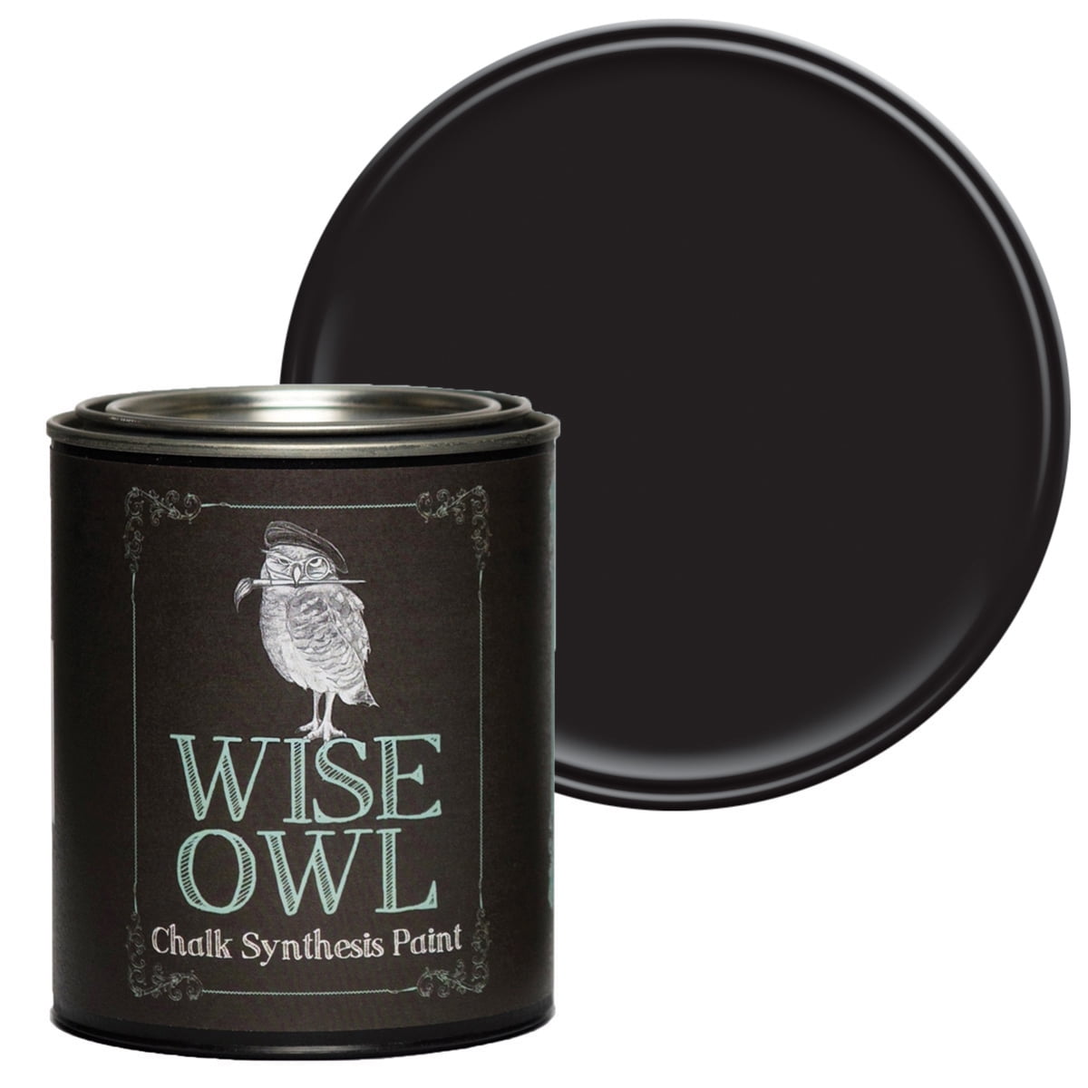 Wise Owl Chalk Synthesis Paint 16 OuncesBlack