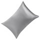 thumbnail image 3 of Funda de almohada de diseño simple Home Dorm Apartment Hotel Funda de almohada Funda de almohada de cama de color sólido, Gris plateado Kearding HA000545-03B, 3 of 7