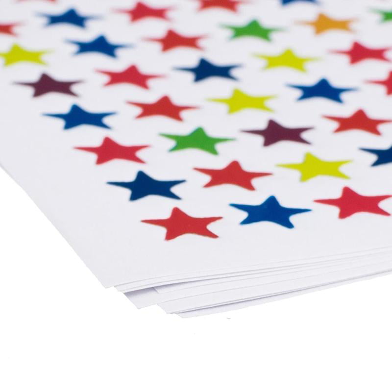 Star Shape Stickers Labels For Kids and Teacher Reward DIY Crafts 