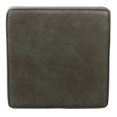 thumbnail image 3 of Cole Classics Square Storage Ottoman with Lift Off Top Faux Leather Gray: Upholstered Footstool, Wood Legs, Modern Design, 3 of 8