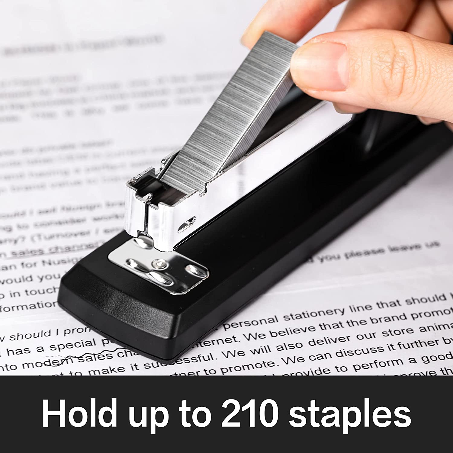 Deli Desktop Stapler with 1000 Staples and Remover photo 6