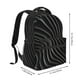 thumbnail image 2 of Fotbe Abstract Black And White Waves Mochila Casual con Estampado para Escuela, Viajes y Actividades al Aire Libre - Duradera, Ligera y Cómoda, 2 of 5