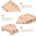 thumbnail image 5 of 3 Pcs Hollow Soap Container Rack Dish Dispenser Kitchen Holder Travel, 5 of 6