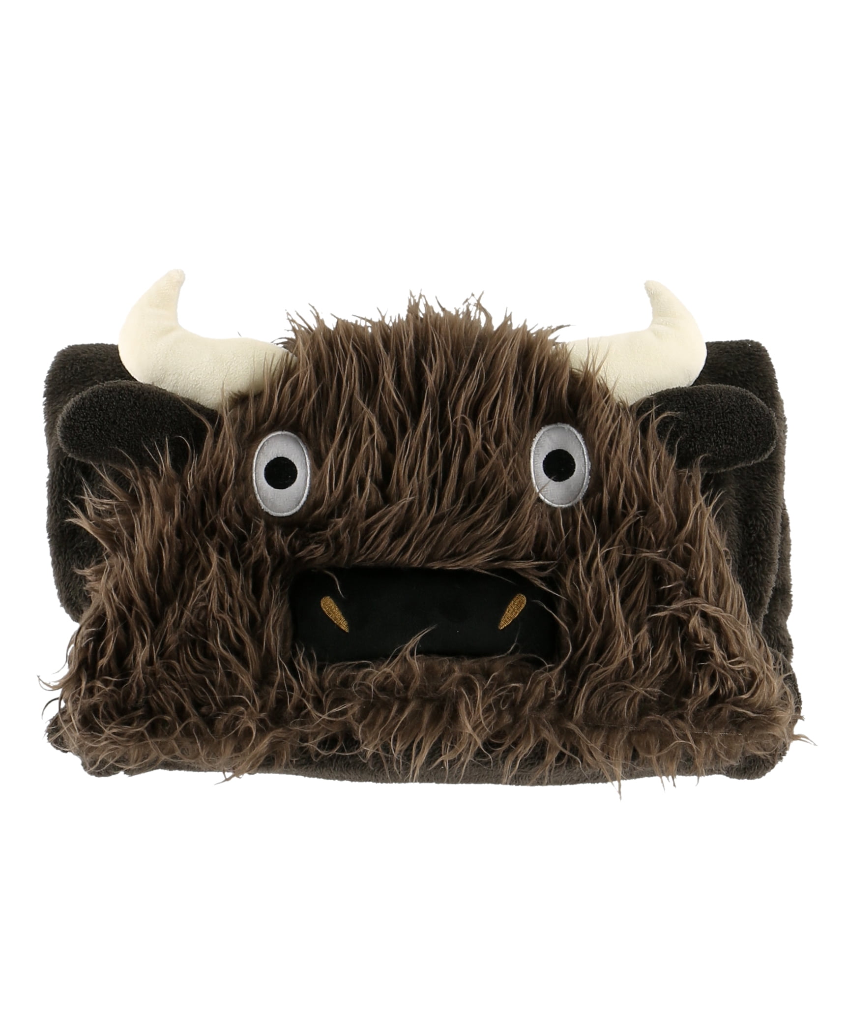 LazyOne Wearable Hooded Blanket for Kids, Animal Hooded Blanket (Buffalo Blanket)