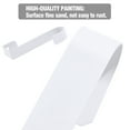 thumbnail image 4 of Romeda 6 Pack Over The Door Hooks, Sturdy Metal Single Over Door Hooks, White Door Hanger Hook Door Hooks for Hanging, Towels, Clothes, Bathroom, Hold Up to 7Lbs, 4 of 7