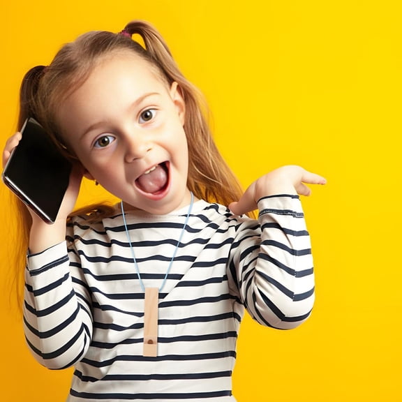 OULII Whistle For Games Made Of Wood With Easy To Play Design 2pcs