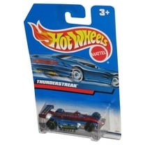 Hot Wheels Thundersteak (1998) Mattel Die-Cast Red & Blue Toy Car