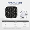 thumbnail image 3 of Vsdgher Happy Skeletons Dancing Print Car Windshield Sun Shade, Reflective Sunshade Window Sunshade Sun Visor Protector Fit for Cars,Trucks,SUVs-Medium, 3 of 6