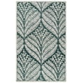 thumbnail image 2 of SAFAVIEH Capri Proinsias Leaves Wool Area Rug, Dark Green/Ivory, 6' x 9', 2 of 11