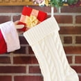 thumbnail image 2 of 11. Inch Christmas Stockings Cable Knit Stocking Large Size Christmas Decorations for Fireplace Xmas Tree Holiday Family Friends Gift Exchange Party, 2 of 3