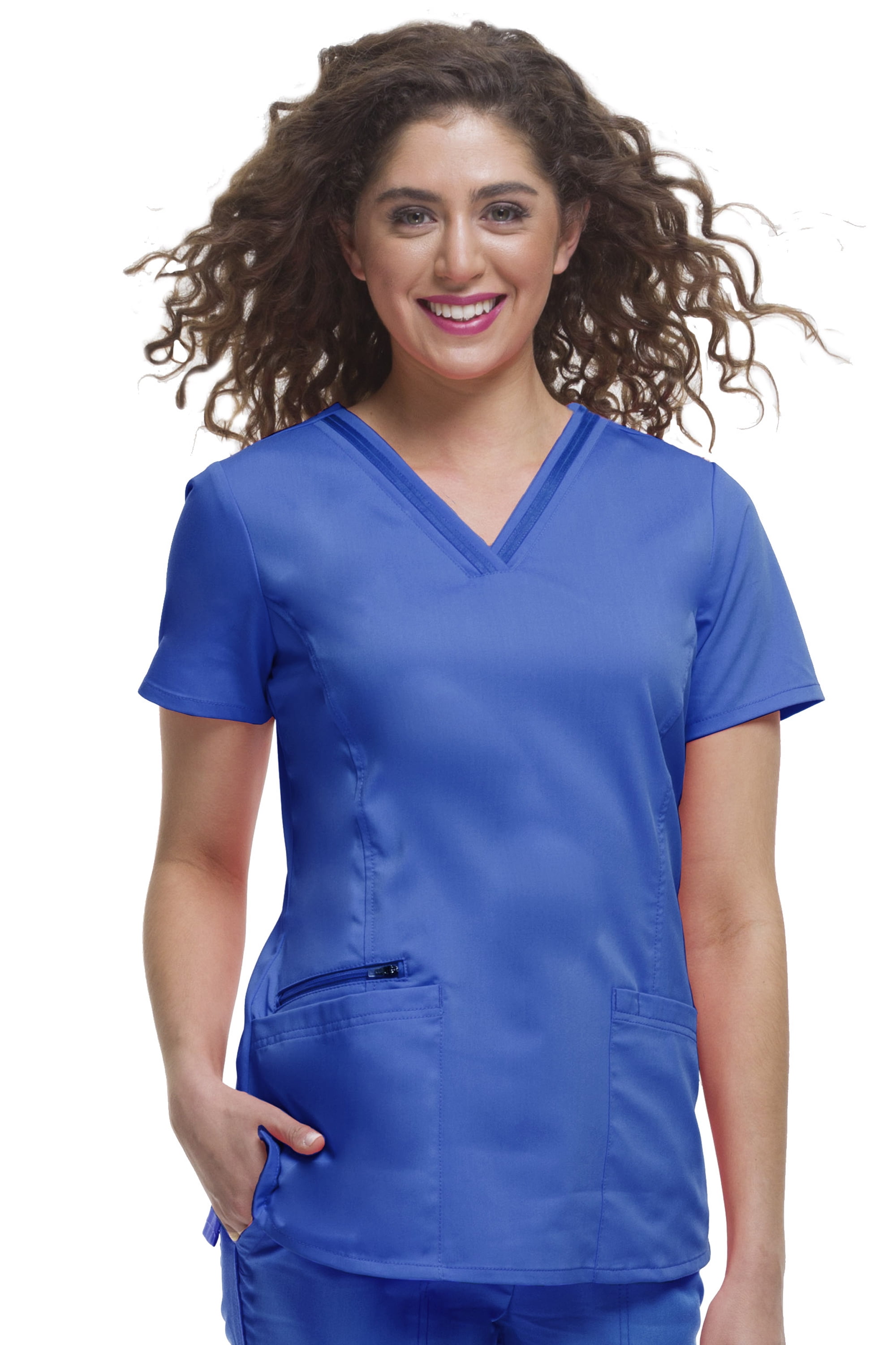 Download Healing Hands - Healing Hands Purple Label Women's Jasmin 3-Pocket Scrub Top - Walmart.com ...